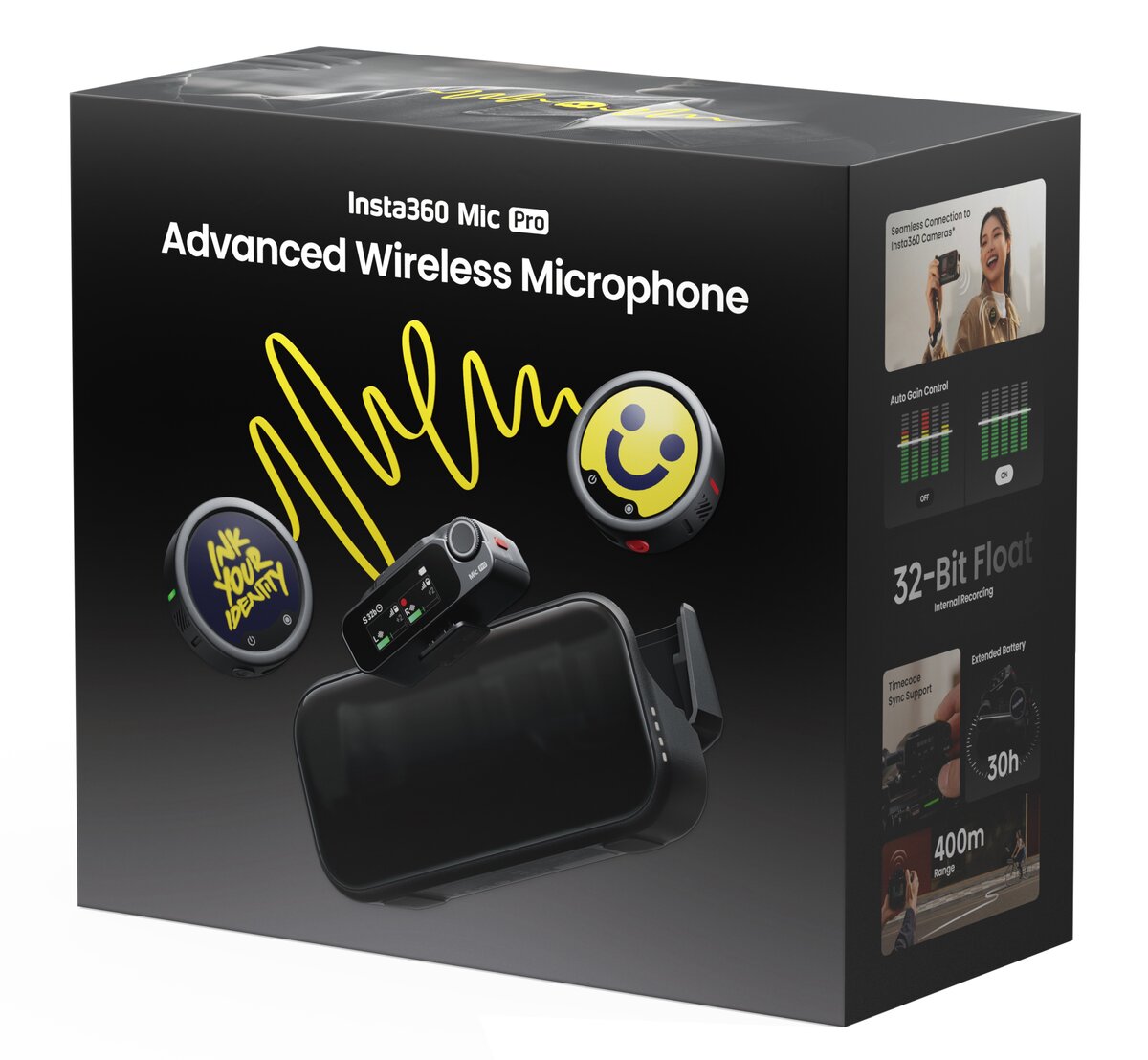 Insta360 Mic Pro Set 1 (2xTX+1xRX)