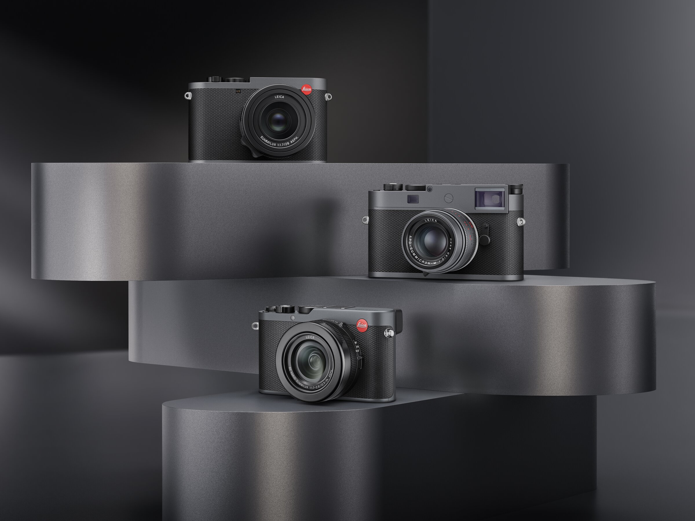 Leica 19213 D-Lux 8 Metallgrau lackiert