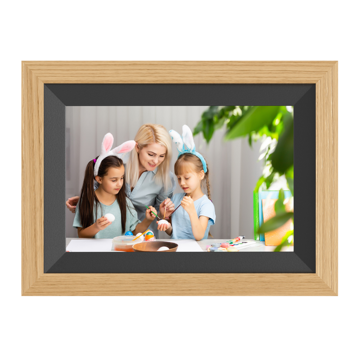Braun DigiFrame 10B WiFi buche/schwarz