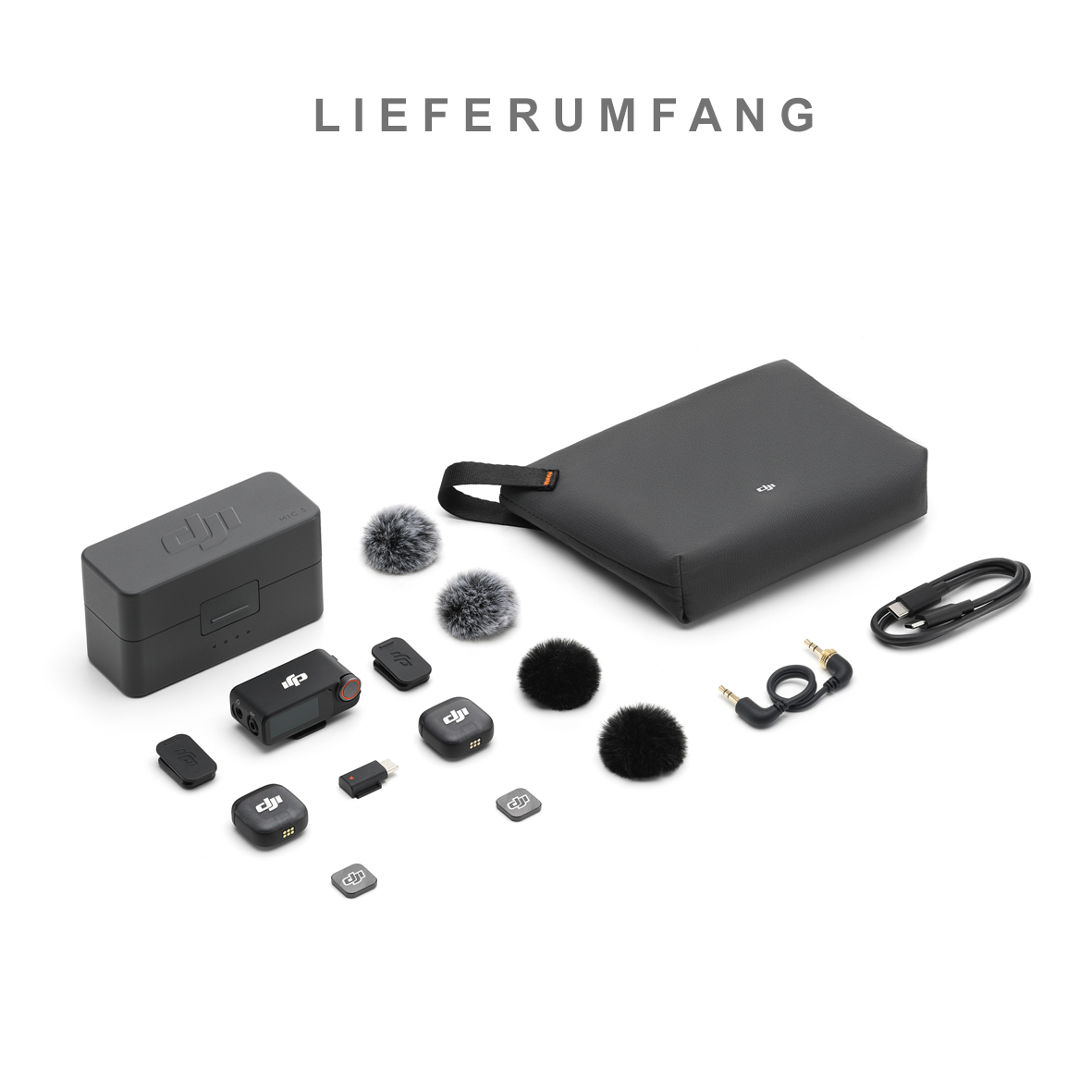 DJI MIC 3 (2x TX + 1x RX + Charg. Case)