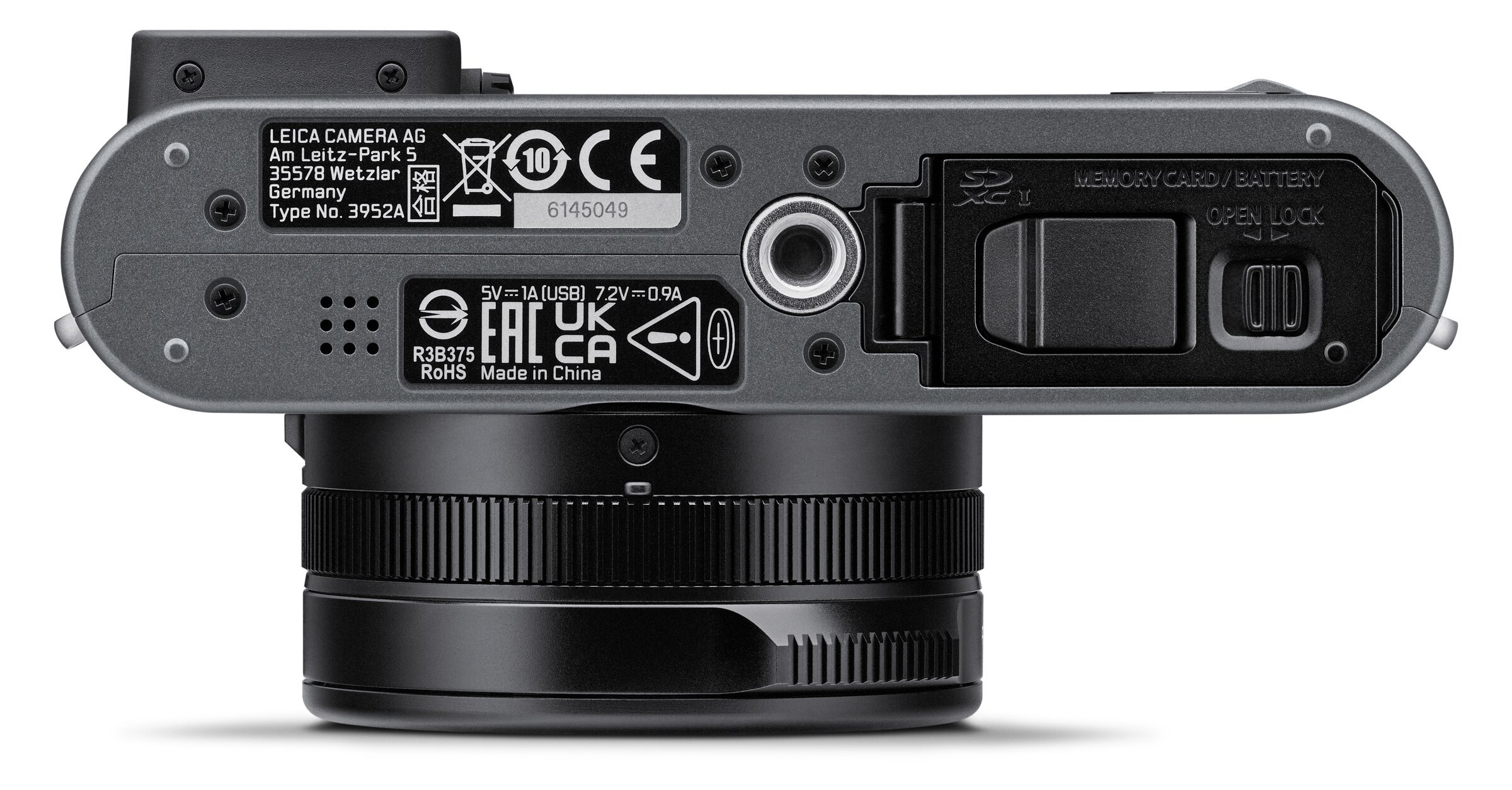 Leica 19213 D-Lux 8 Metallgrau lackiert