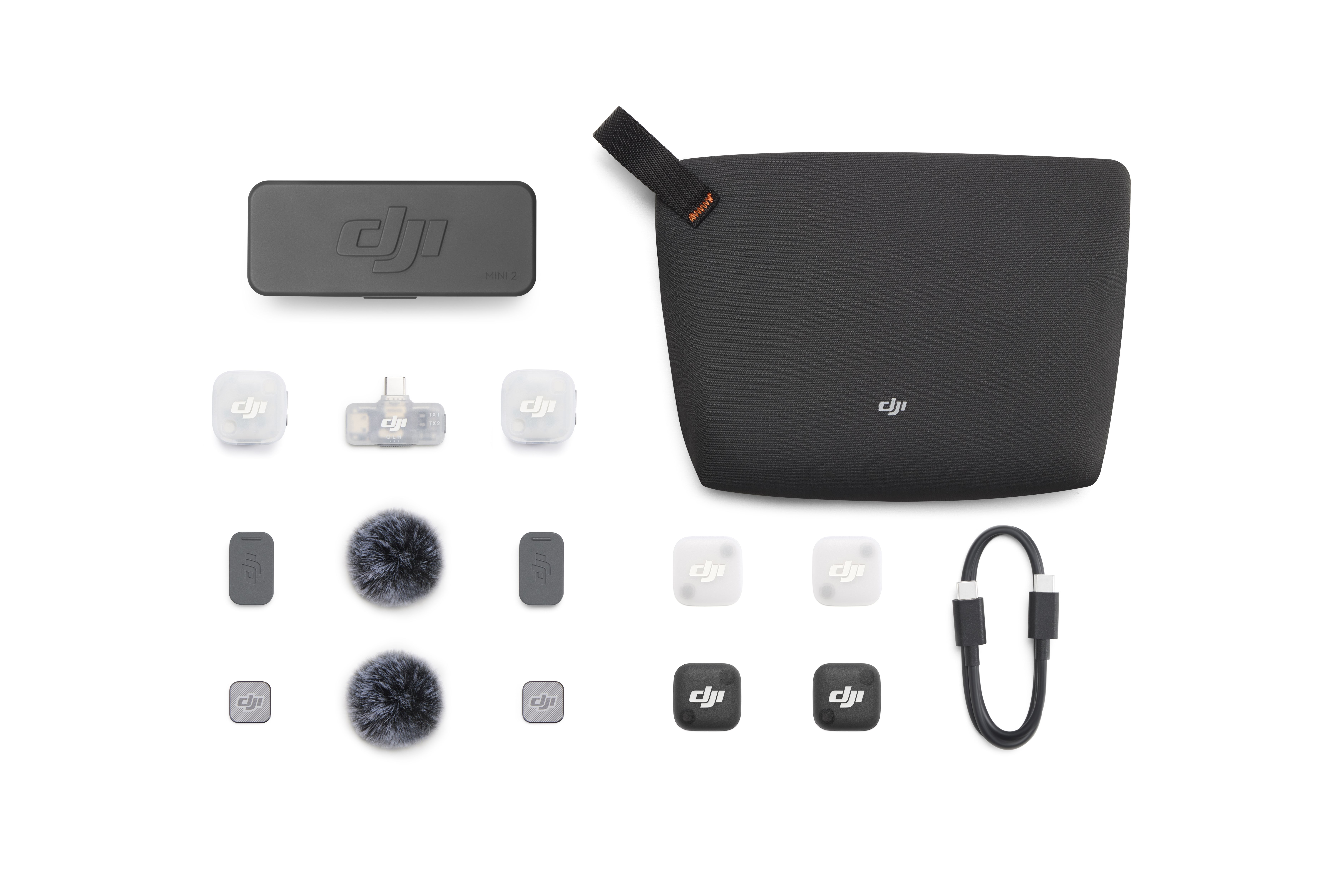 DJI MIC Mini 2 (2 TX+1 Mobile RX+Ladecase)