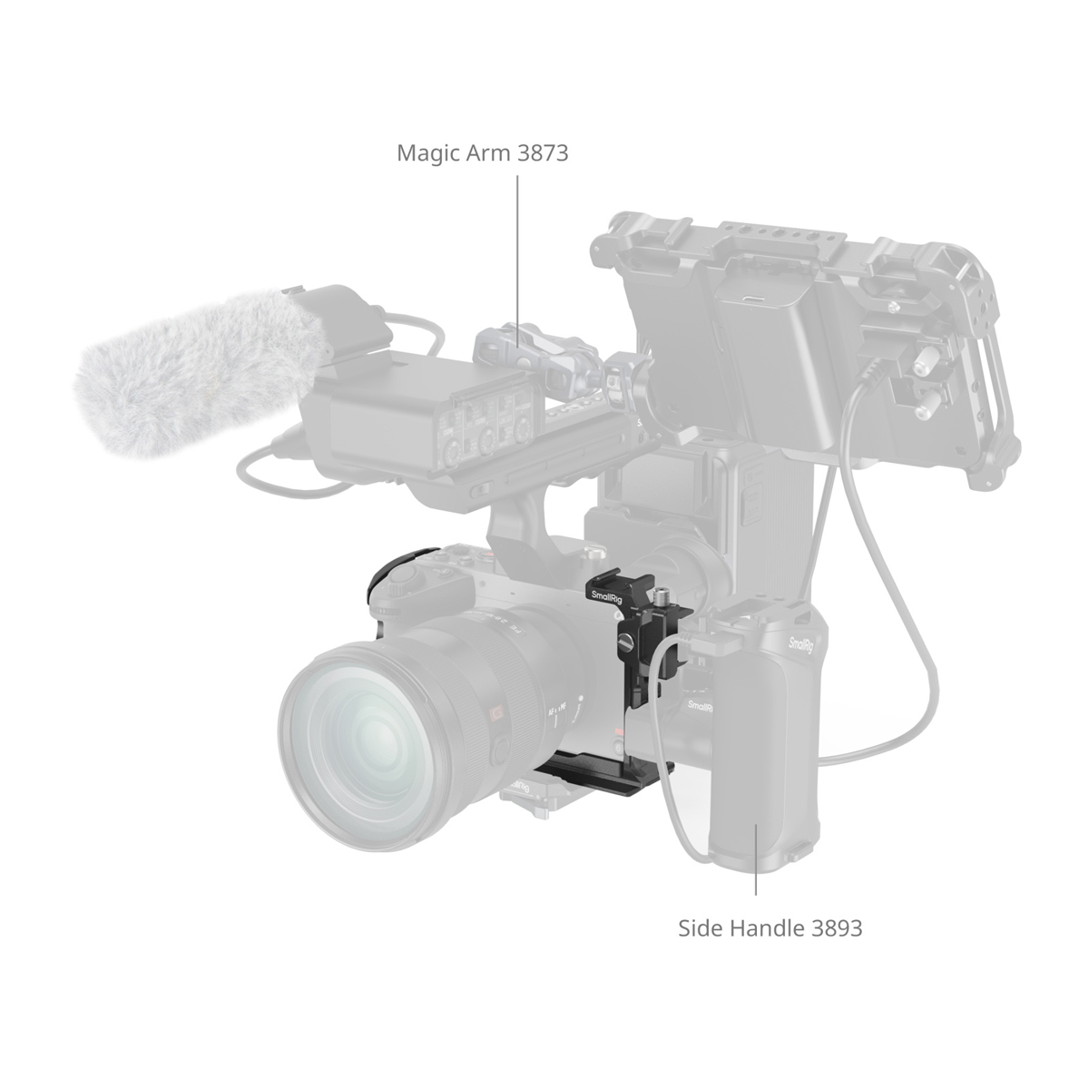 SmallRig 5587 Cage für Sony FX2