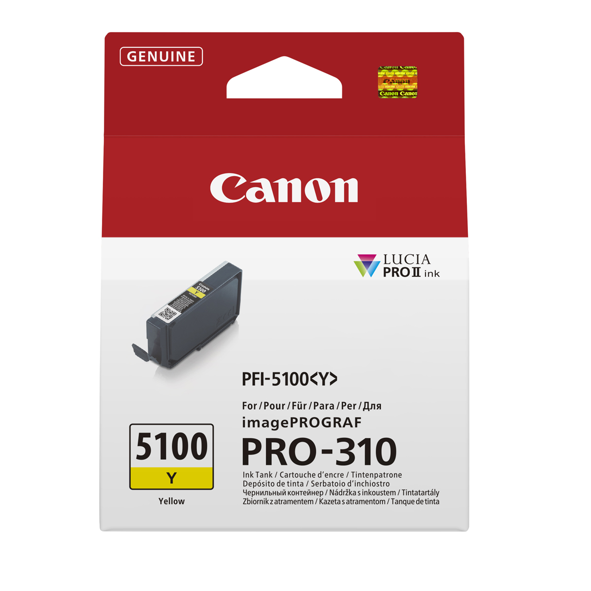 Canon PFI-5100Y Tinte für Prograf 310