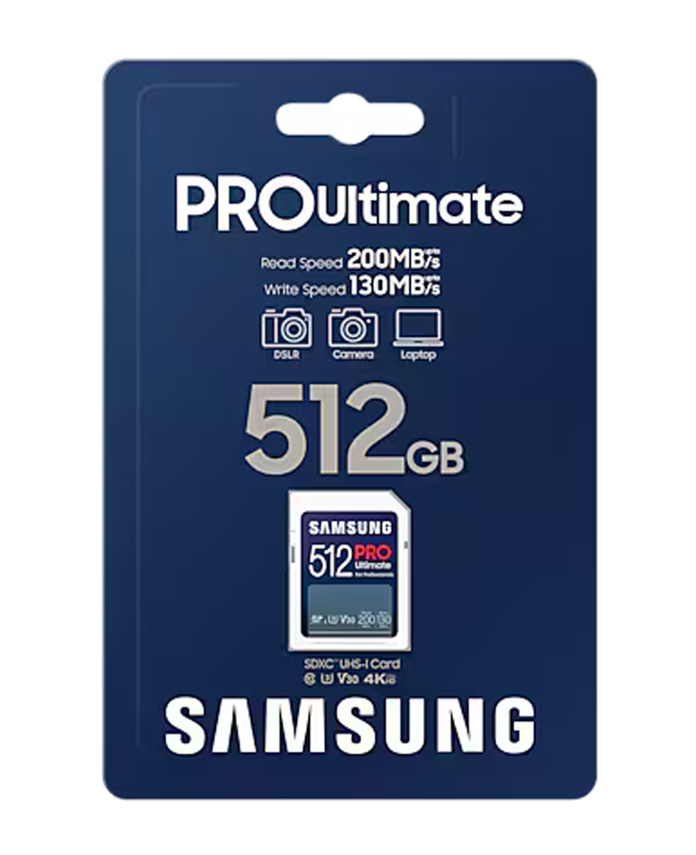 Samsung Pro Ultimate SDXC Karte 512GB V30